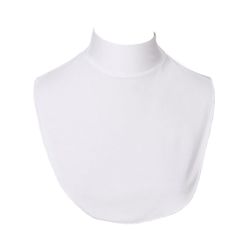 3485 Women Modal Cotton Turtleneck Fake Collar Hijab Extensions Solid Neck